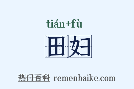 田妇是什么意思的图片